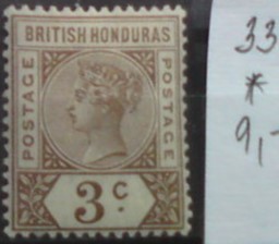 Britský Honduras 33 *