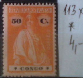 Portugalské Kongo 113 x *