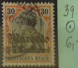 Nemecká pošta v Maroku 39