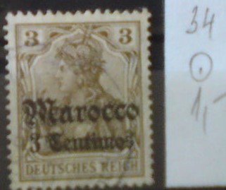 Nemecká pošta v Maroku 34