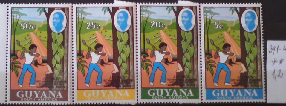 Britská Guyana 391-4 **