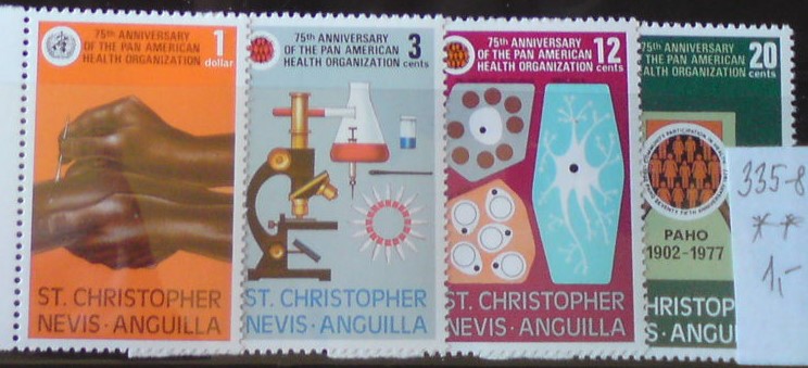 Svätý Krištof Nevis a Anguilla 335-8 **