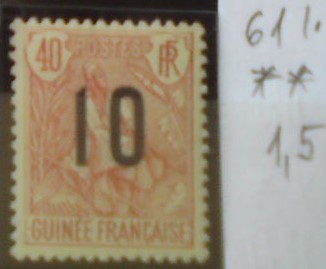 Francúzska Guinea 61 l. **