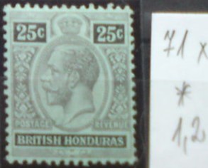 Britský Honduras 71 x *