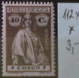 Portugalské Kongo 112 x *