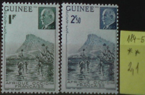 Francúzska Guinea 184-5 **
