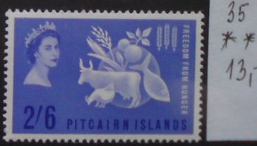 Pitkairnove ostrovy 35 **