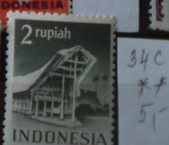 Indonézia Mi 34 C **