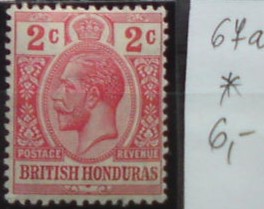 Britský Honduras 67 a *
