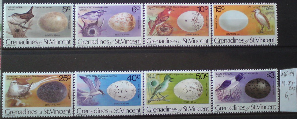 Svätovincenské Grenadiny 136-49 **
