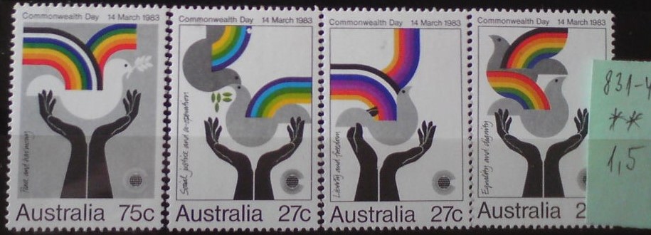 Austrália 831-4 **