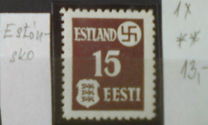 Estónsko 1 x **