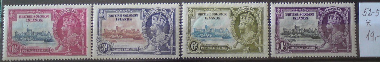 Britské Šalamunové ostrovy 52-5 *