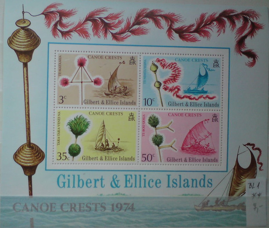 Gilbertove a Ellice ostrovy BL 1 **