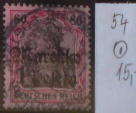 Nemecká pošta v Maroku 54
