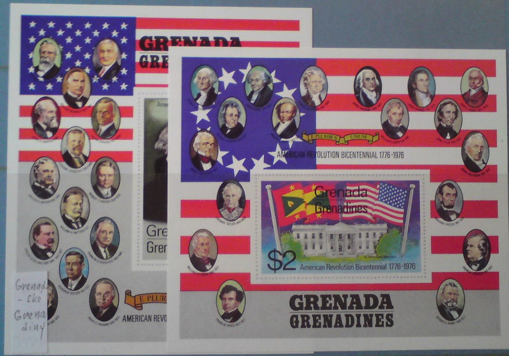 Grenadské Grenadiny 95-4+BL 12-3 **