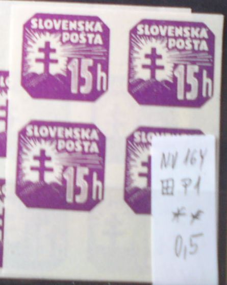 Slovenský štát NV 16 y **
