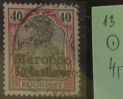 Nemecká pošta v Maroku 13