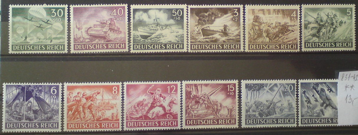 Nemecká Ríša 831-42 **