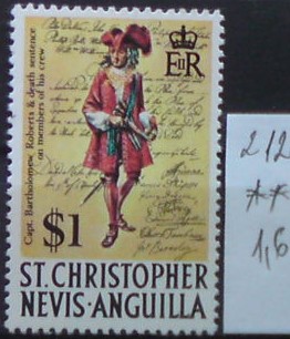 Svätý Krištof a Nevis a Anguilla 212 **